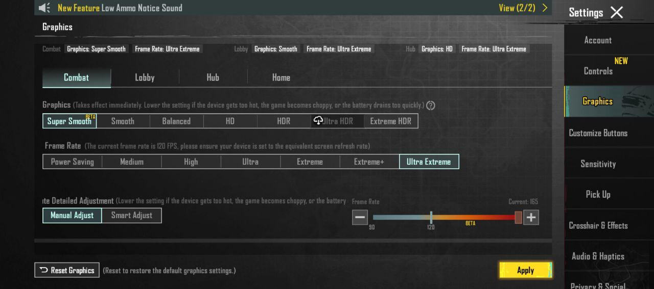 165 FPS